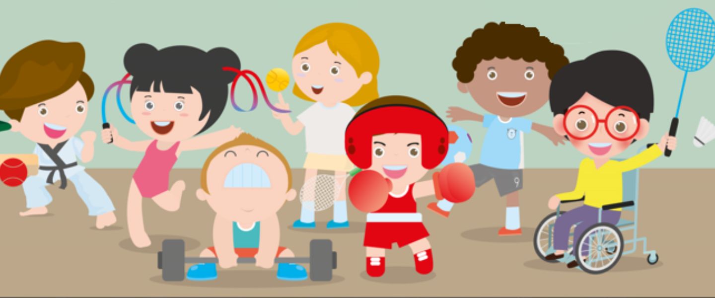 Safe to play campaign - children playing different sports